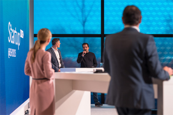 Start-up-Stage auf der ISH.