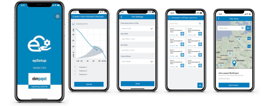 ebm-papst: Service App für Kunden und Fachpartner.