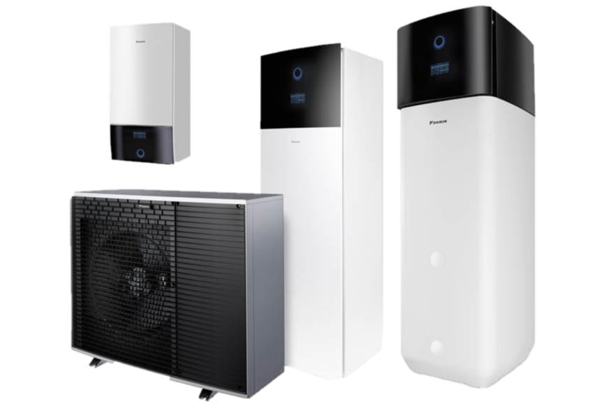 Altherma 4 H mit wandhängenden und bodenstehenden Inneneinheiten