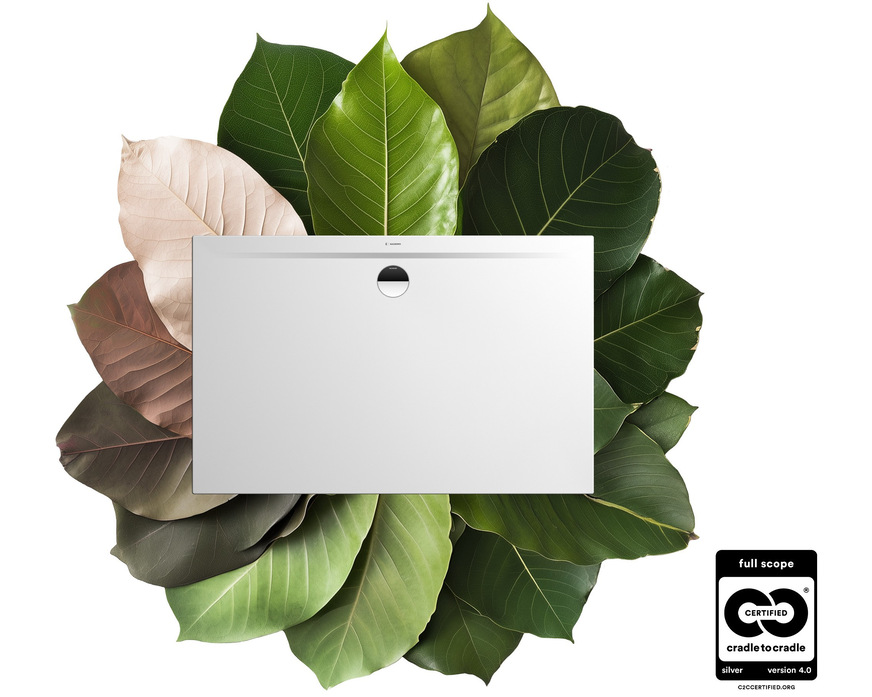Kaldewei: „Cradle to Cradle Certified silver“-Duschwanne.