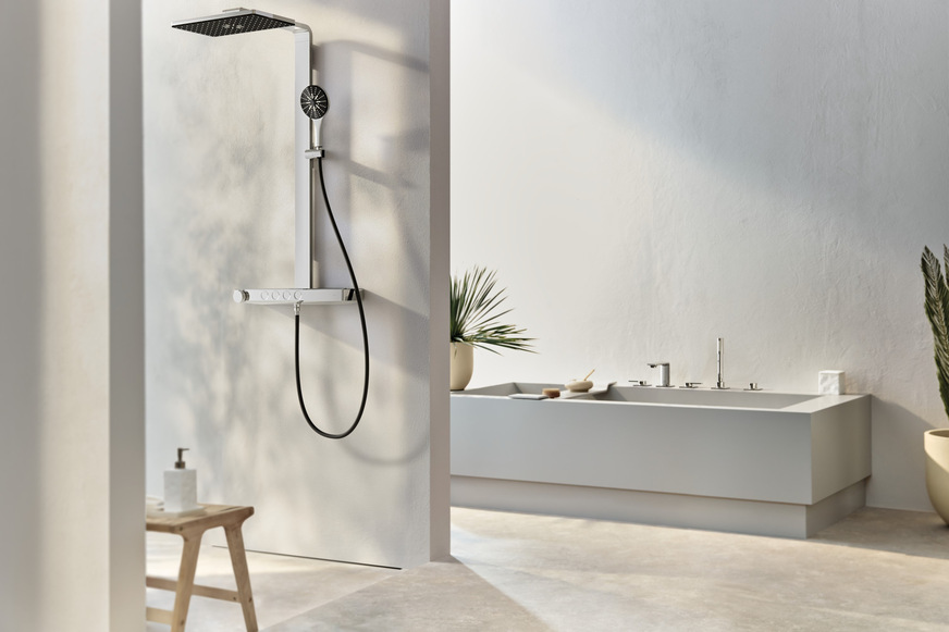 Grohe: Duschsystem Rainshower Aqua Pure.