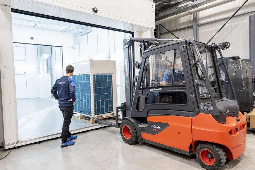 Der neue Prüfstand für Wärmepumpen von TÜV Nord hat in Essen den Betrieb aufgenommen.