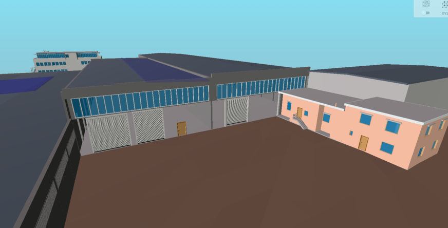 Die erfassten Daten aus der Realität werden zu einem originalgetreuen virtuellen Abbild des Gebäudes. &nbsp;