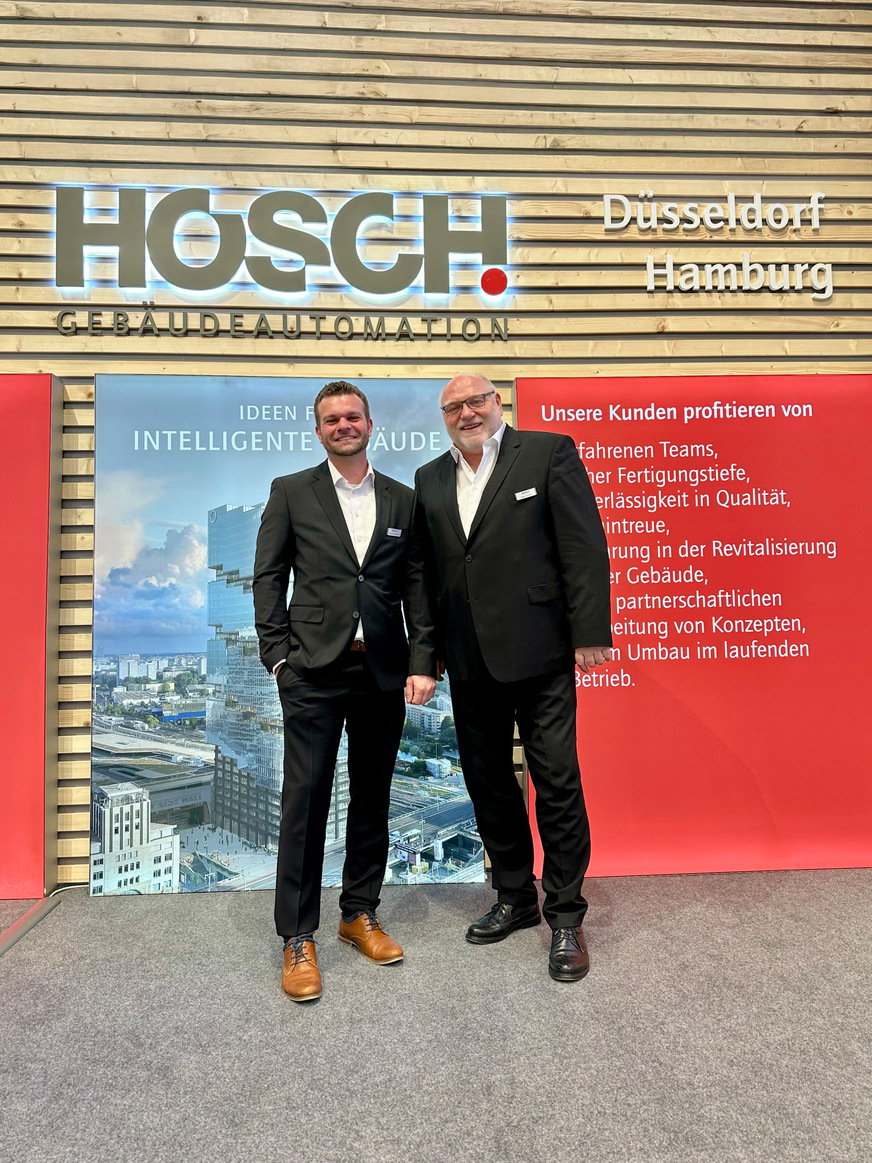 Alexander Mackensen, Niederlassungsleiter Hamburg (li.) und Holger Schaefe, Geschäftsführer von Hosch.