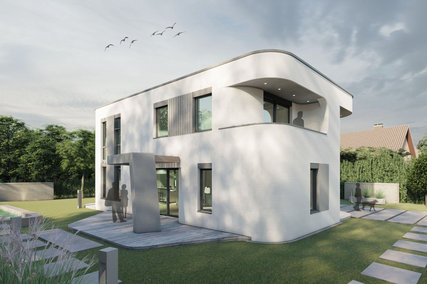 Bild 2 Der 3D-Druck von Gebäuden verändert sowohl Prozesse beim Planen und Bauen als auch die Formensprache, setzt aber eine präzise 3D-Planung voraus.