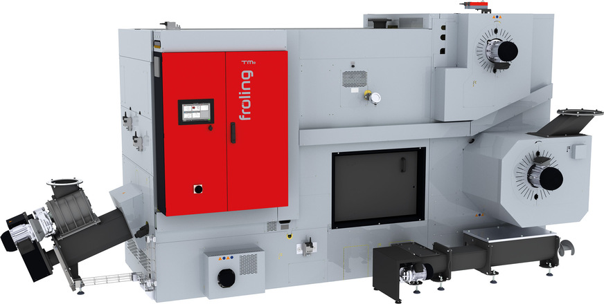 Fröling: Hackgut-Heizkessel TMe 550.