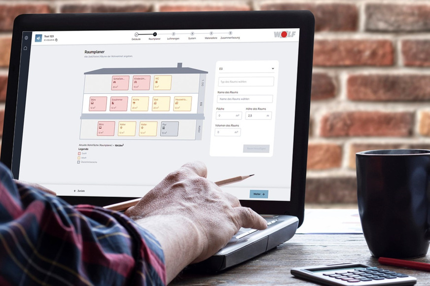 Wolf: Web-Applikation WohnraumlüftungsPlaner.