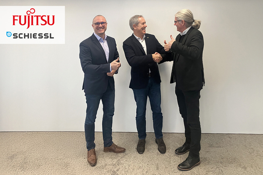 (v. l. n. r.): Sebastian Schöler, Vertriebsleiter Deutschland Schiessl; Wolfgang Mayrhofer, Director Sales Airconditioning Swegon; Engelbert Rieder, Mitglied der Geschäftsleitung Schiessl.
