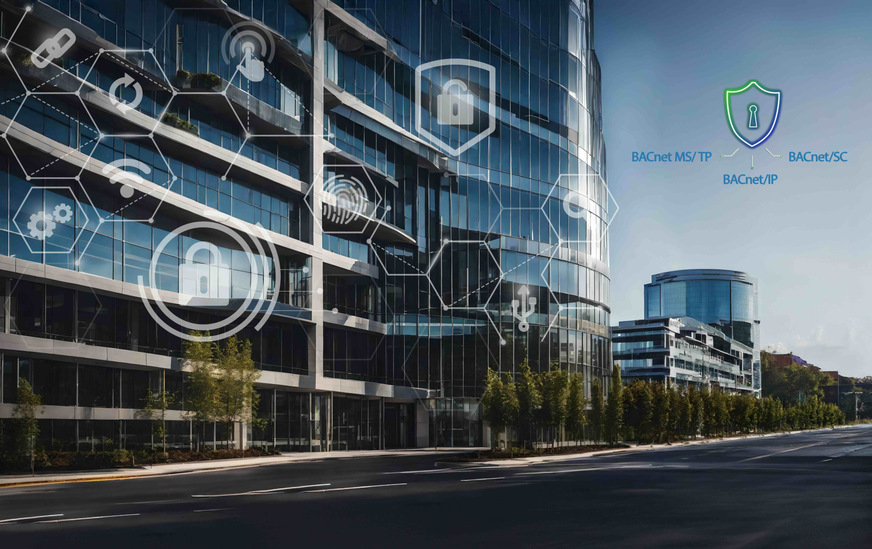 Bild 1 BACnet/SC ermöglicht eine sichere und verschlüsselte Datenkommunikation in kritischen Infrastrukturen der Gebäudeautomation.