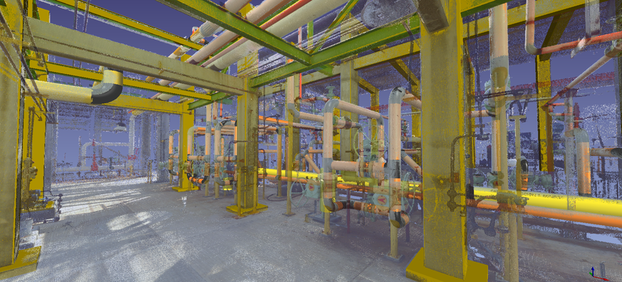 Bild 4 Auswahl- und Filterfunktionen vereinfachen die Bearbeitung und Auswertung auch extrem großer Punktwolken mit mehreren Millionen Messpunkten.