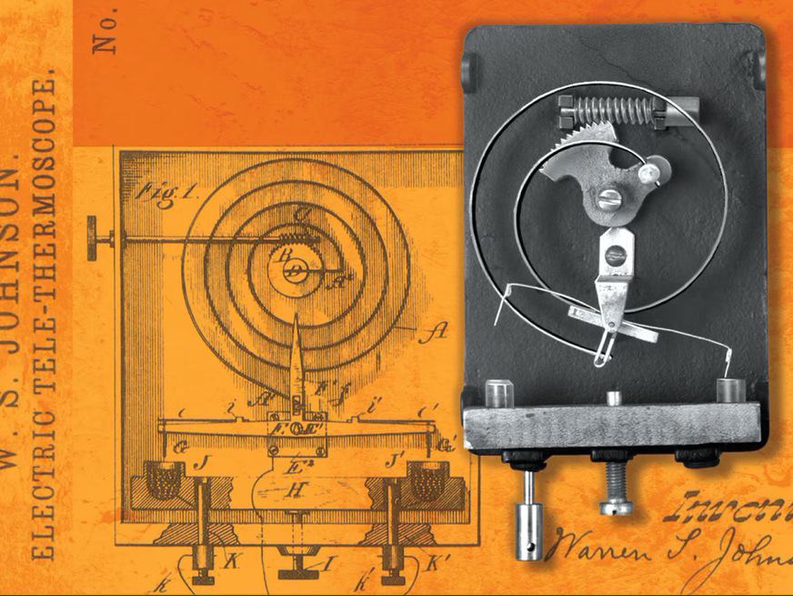 1883: Johnson Controls revolutioniert die Klimaregelung durch die Erfindung des ersten Raumthermostaten und prägte damit die Zukunft der Gebäudeautomation.