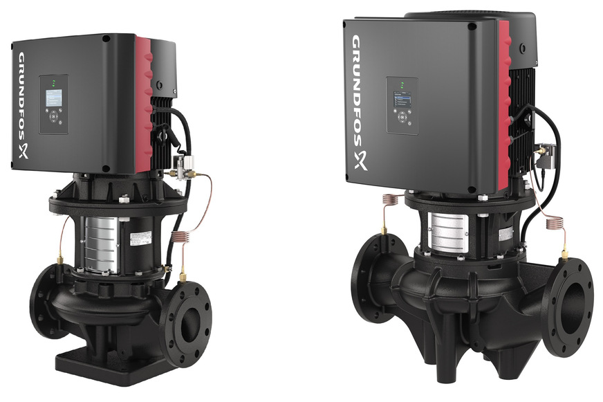 Grundfos: Inline-Pumpen der Baureihe TPE3.