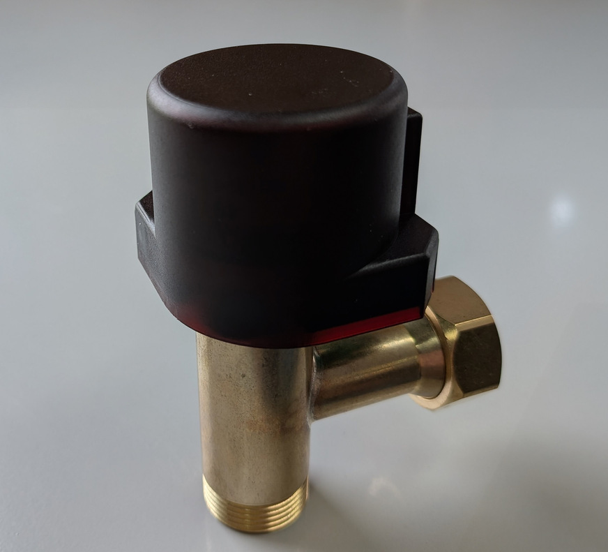 Technische Alternative: Regelventil für Frischwasserstationen.