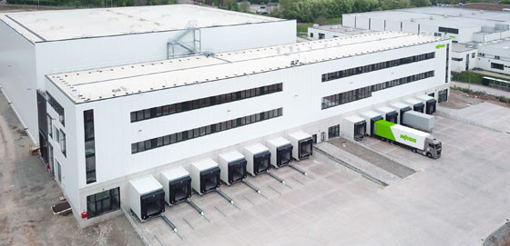 Neues Logistikzentrum von Wago in Sondershausen.