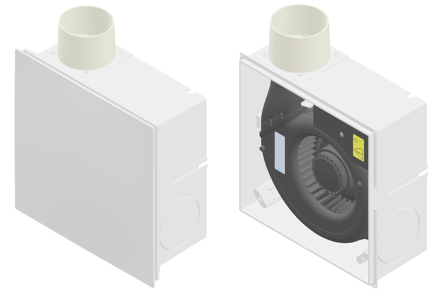 Meltem: Einzelentlüftungsgerät SimplAir-EC.