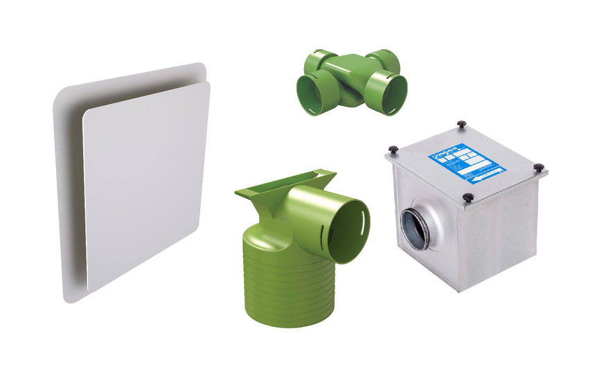 Buderus: Zubehörteile für Buderus-Lüftungssysteme.