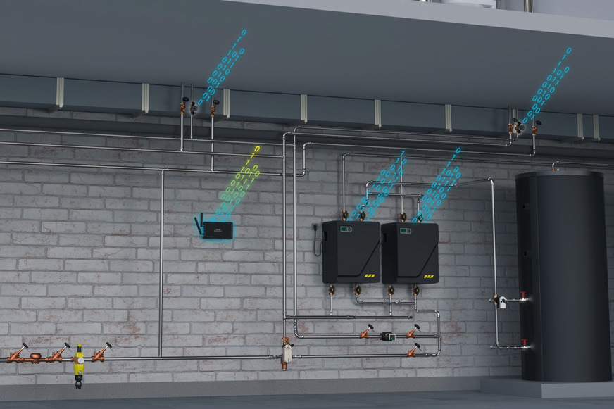 Kemper: Vernetzte Installation mit dem PRO WaterManager und PRO-Produkten.