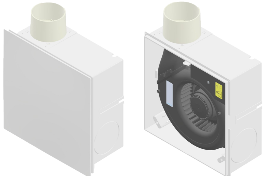 Meltem: Einzelentlüftungsgerät SimplAir-EC.