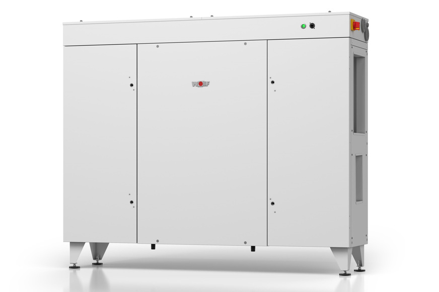 Wolf: Kompakt-Lüftungsgerät CSL-800.