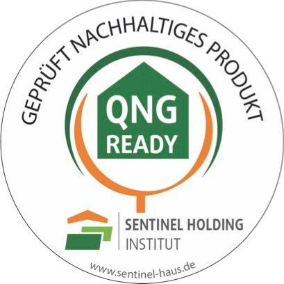 QNG-ready-Qualitätssiegel für geprüft nachhaltige Bauprodukte.