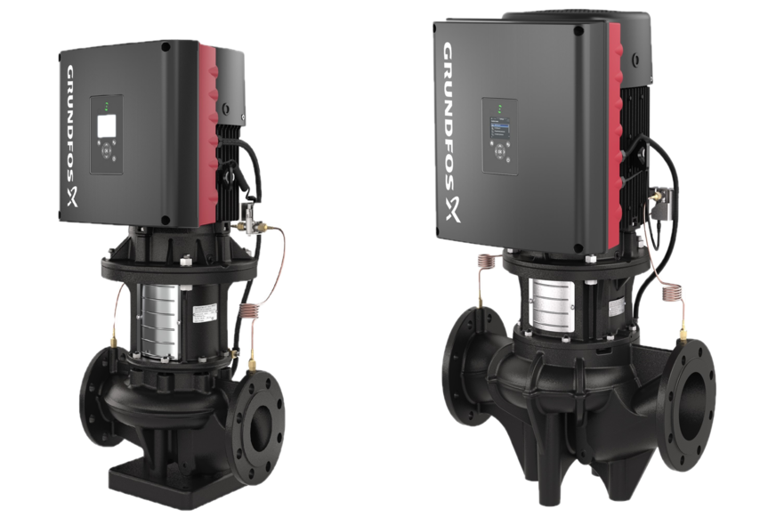 Grundfos: Inline-Pumpen der Baureihe TPE3.