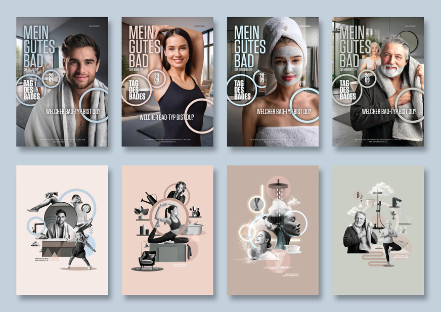 Die VDS hat vier Bad-Typen skizziert: Der Praxis-Typ, der Wohn-Typ, der Genießer-Typ und der Komfort-Typ.