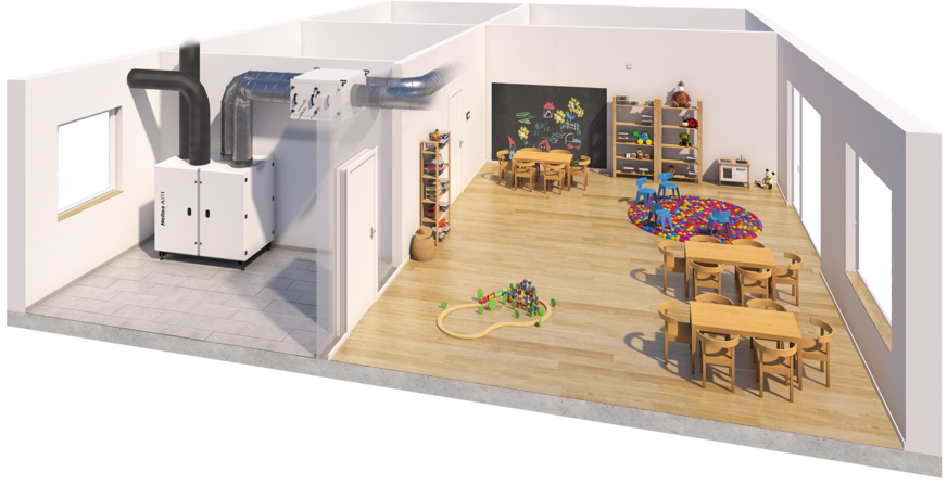 Im neuen Seminar von Helios geht es um&nbsp;moderne Raumlufttechnik in öffentlichen Gebäuden