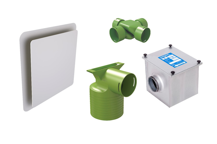 Buderus: Zubehörteile für Buderus-Lüftungssysteme.