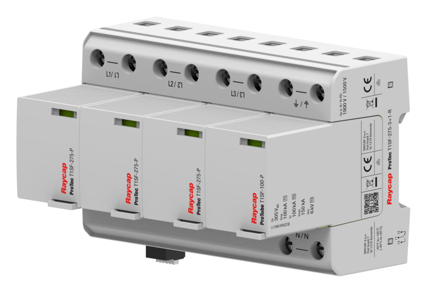 Raycap: ÜberspannungsschutzProTec T1SF 3+1.