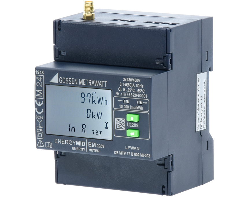 Gossen Metrawatt: Energiezähler EnergyMID.