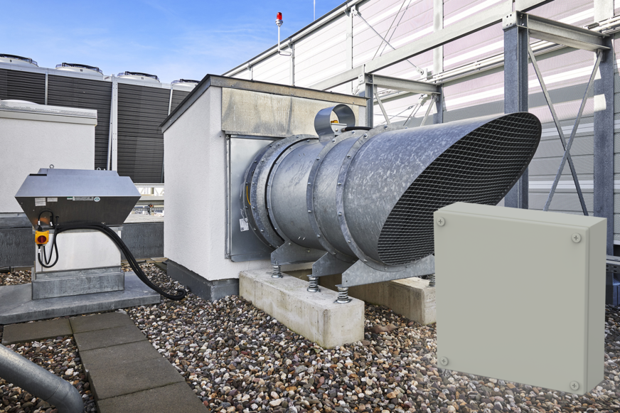 Systemair: Rauchdruckanlage und Stair Szenarien-Modul.