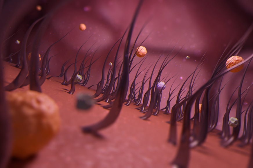 Die natürliche Filterwirkung des Nasenschleims war Ausgangspunkt für einen neuartigen Luftfilter.