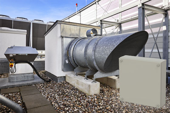 Systemair: Rauchdruckanlage und Stair Szenarien-Modul.