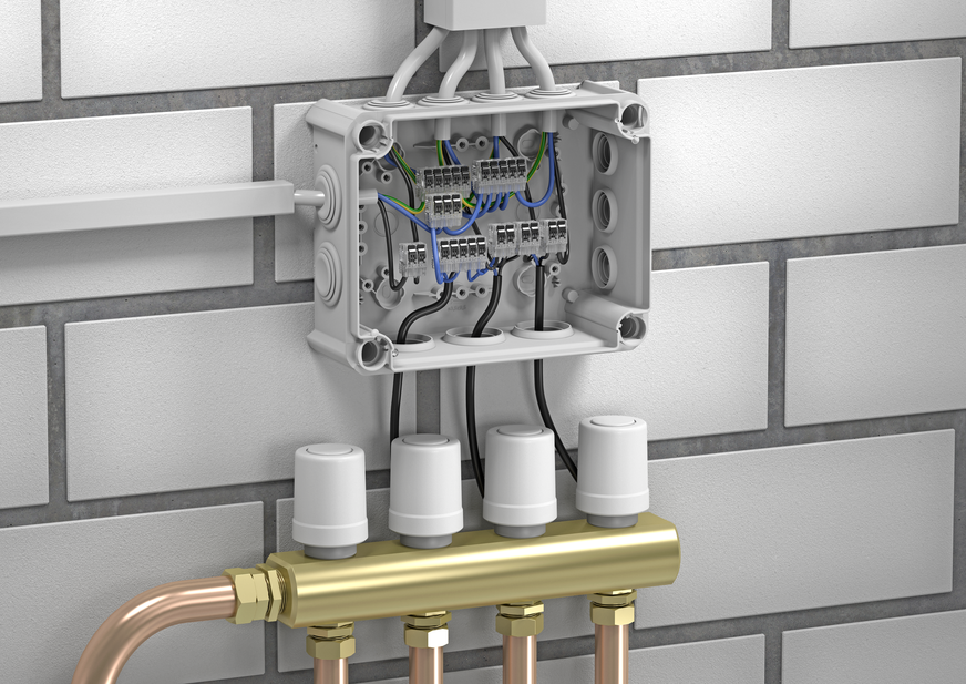 OBO: Universal-Hebelsteckklemmen.