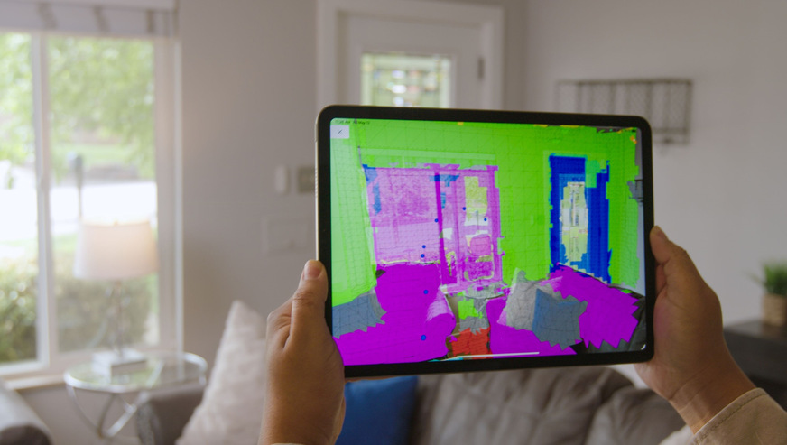 Bild 2 Korrekt erfasste Objekte werden am Display ebenso farblich angezeigt, wie noch zu erfassende Bereiche.