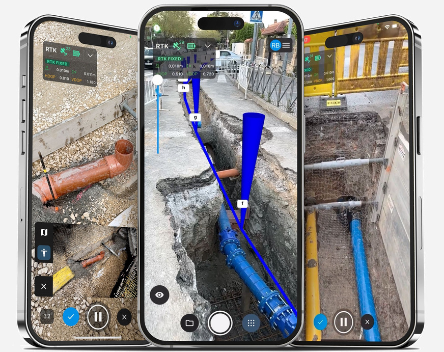 Bild 12 Aufmaß-Apps die LiDAR-Scandaten mit Fotodaten und weiteren Sensordaten kombinieren, sind präziser und breiter anwendbar – etwa für das Aufmaß oder die Abrechnung von Bauleistungen.