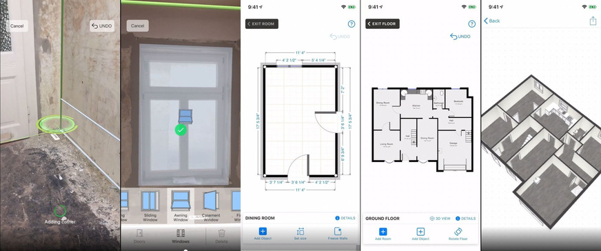 Bild 10 Fotogrametrie-Lösungen generieren aus Fotos 360°-Fotopanoramen mit Messfunktion, 2D-Grundrisse und teilweise auch 3D-Modelle.