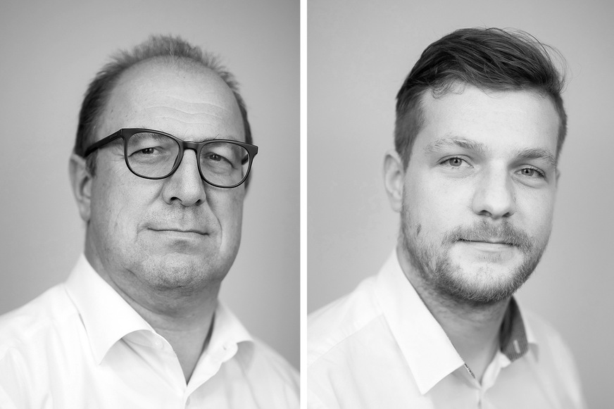 Karl-Heinz Ullrich (links) und Toni Sebald