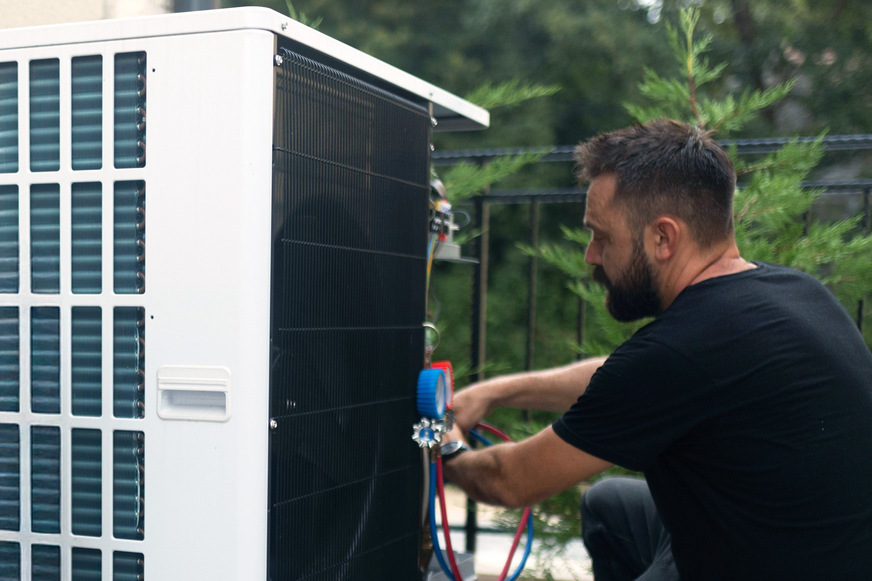 Mitsubishi Electric: Ecodan-R290-Monoblock-Wärmepumpe.