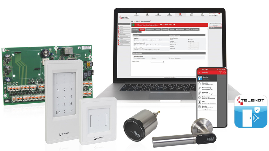 Bild 5 Das flexible und skalierbare Zutrittskontrollsystem hilock 5000 ZK.