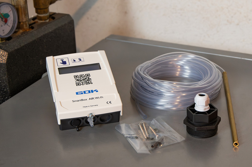 GOK: Inhaltsfernanzeiger SmartBox AIR Wi-Fi.