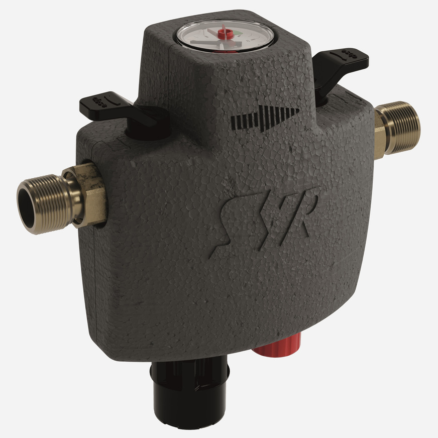 Bild 4 FüllCombi BA 6628 Plus: Trennung von Trinkwassernetz und Heizungsanlage sowie Befüllung geschlossener Heizungsanlagen.