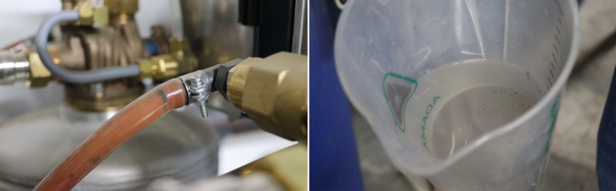 Selbst wenn stark mit Schwebstoffen, Kalk und Korrosionsanteilen belastetes Wasser in den Teilstromfilter varioliQ von Grünbeck hineinfließen, kommt am Ende sauberes Wasser heraus.