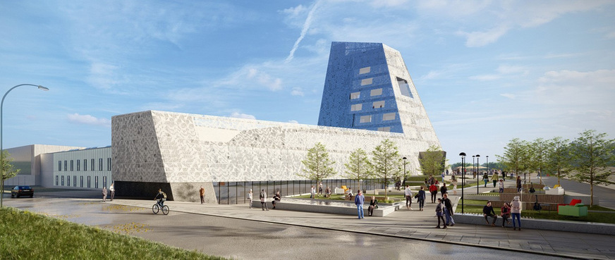 Bild 1 Visualisierung des Dynamikzentrums von Häfele in Nagold.