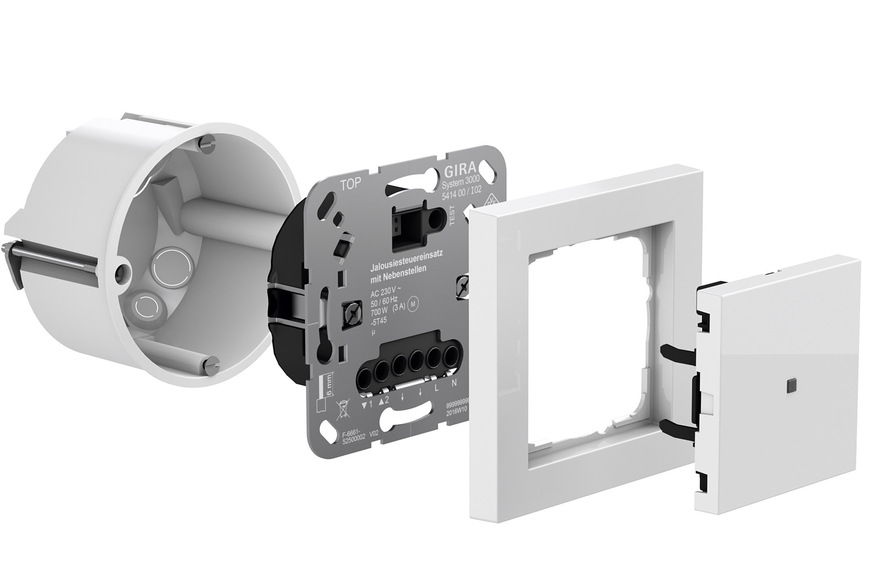 Gira: „KNX RF Multi Bedienaufsatz“.