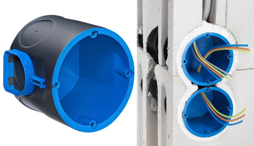 Kaiser: Schallschutzdose für Mauerwerk.