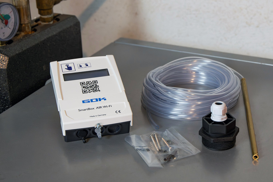 GOK: Inhaltsfernanzeiger SmartBox AIR Wi-Fi.