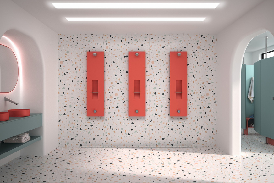 Conti: Individualisierte Convario-Duschpaneele.