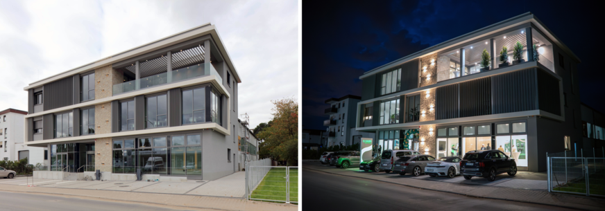 Moderne Architektur, helle Räume: Mit der neuen Firmenzentrale stellt Caleffi Deutschland die Weichen für eine erfolgreiche Zukunft im SHK-Markt.