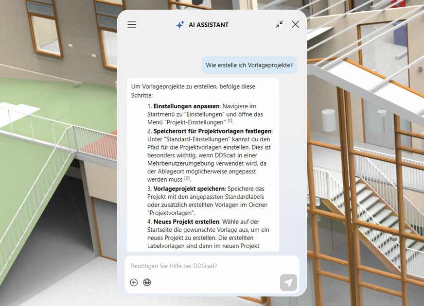 Bild 11 … auch die KI – etwa in Form von Assistenten für eine komfortablere Bedienung und Kommunikation mit der Software.